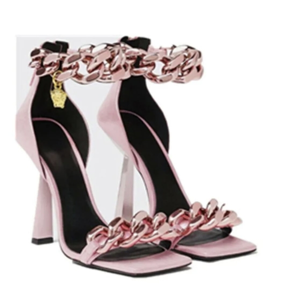 Open toe high heels - Picture 2 of 3